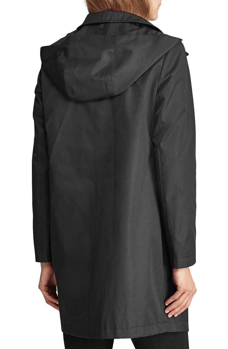 Lauren Ralph Lauren Hooded Water Repellent Trench Coat, Alternate, color, 