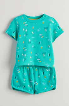 Tucker + Tate Print Cotton T-Shirt & Shorts Set