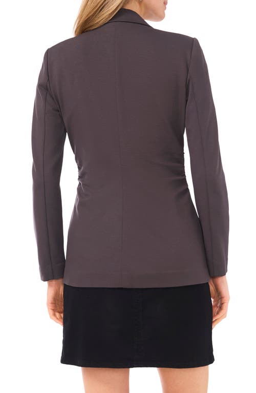 Vince Camuto Side Ruched Ponte Blazer In Multi
