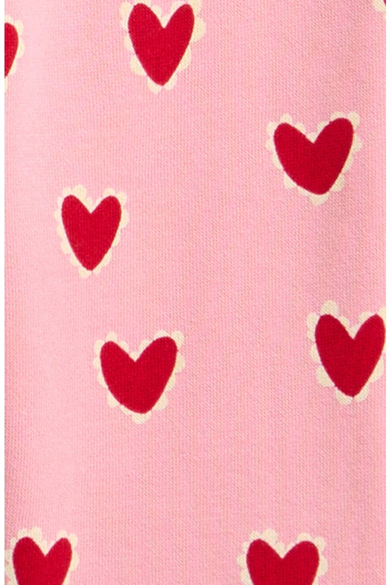 Kids' Heart Frill Sweatshirt & Pants Set, Alternate, color, PINK