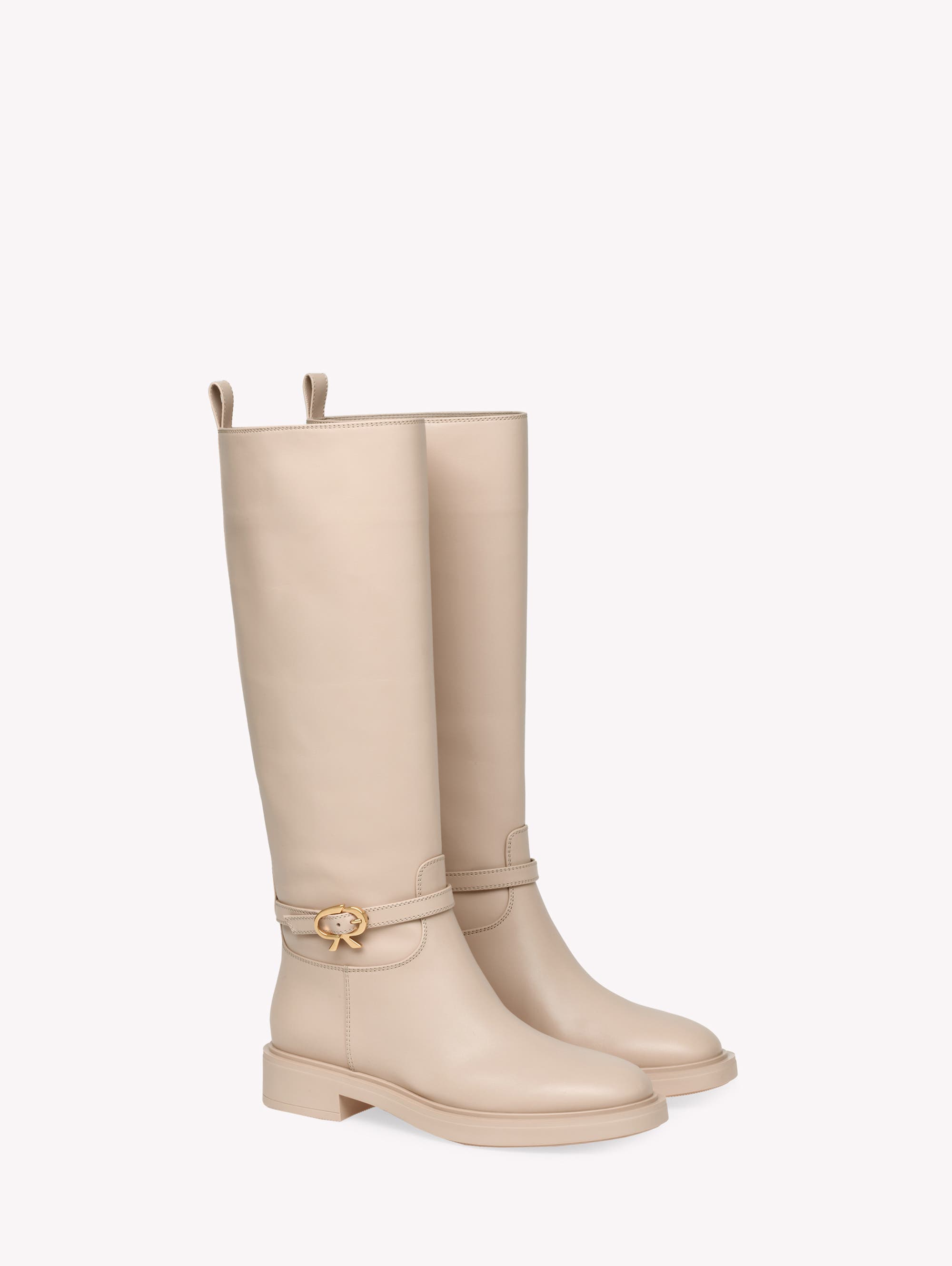 Gianvito Rossi Ribbon Cavalier Boots, Alternate, color, 