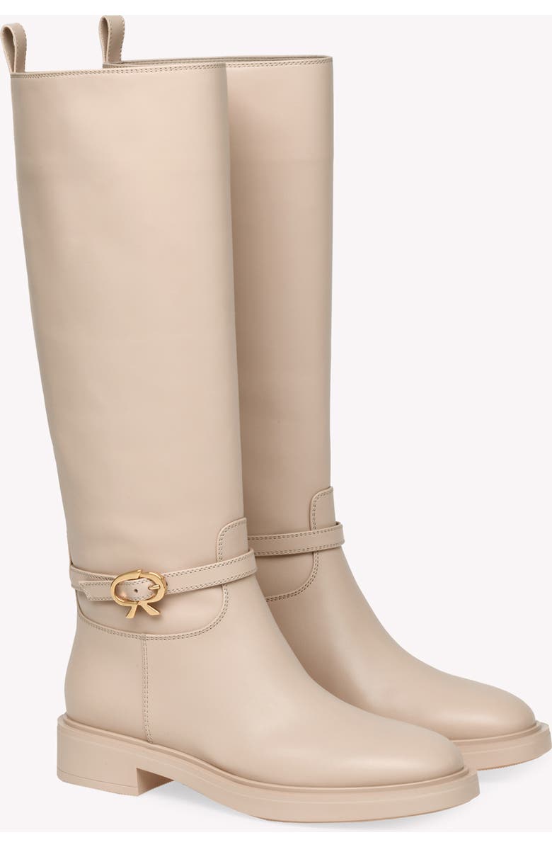 Gianvito Rossi Ribbon Cavalier Boots, Alternate, color,