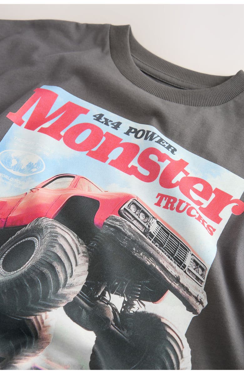 NEXT Kids' Monster Truck Graphic T-Shirt, Alternate, color, Grey