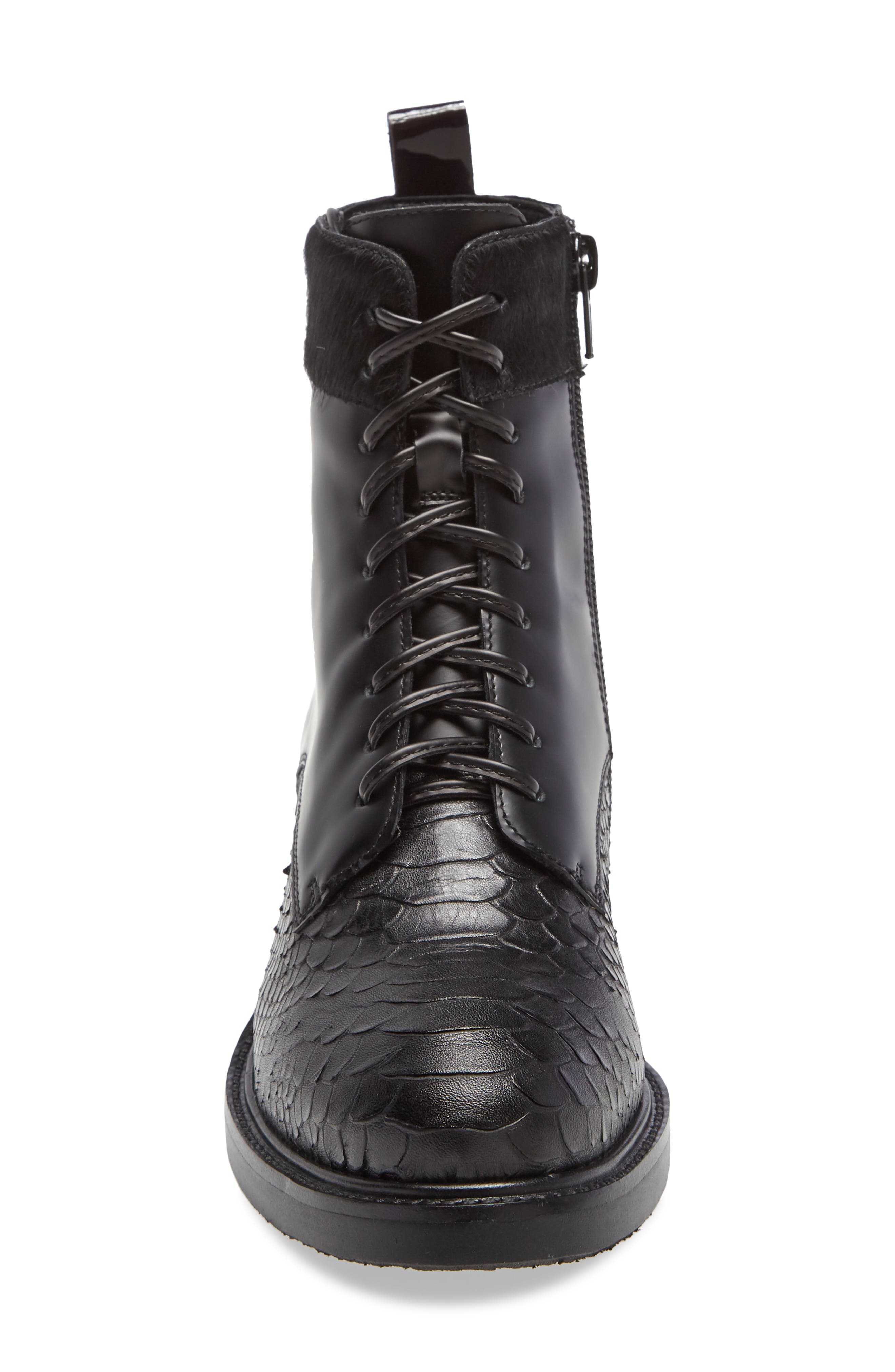 Jeffrey Campbell Fischer Lace-Up Leather Boot, Alternate, color, 