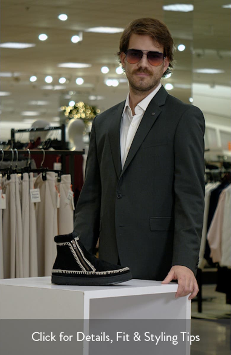 Setsu Genuine Shearling Lined Ankle Boot, sales video thumbnail