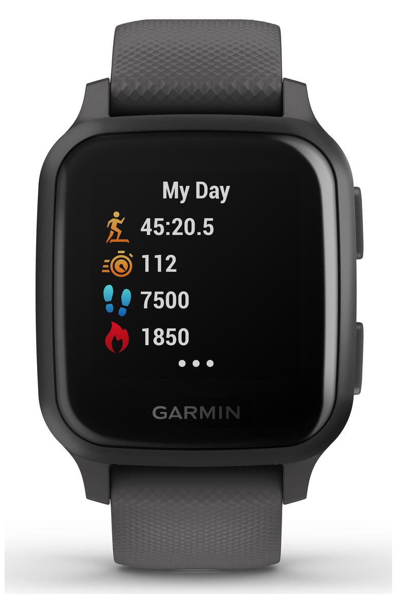 Venu® SQ Music Edition GPS Smart Watch, 40mm, Alternate, color, BLACK WITH SLATE BEZEL