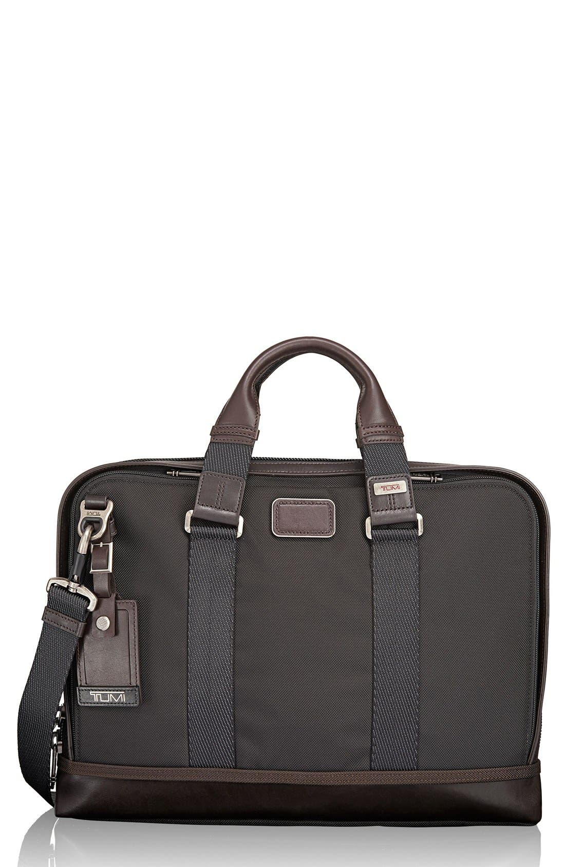 TUMI Alpha Bravo - Andrews Slim Briefcase, Main, color, 