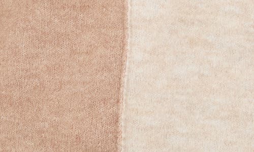 Blu Pepper Two-tone Sweater In Brown