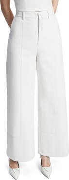 Bardot Marlowe Faux Leather Wide Leg Pants
