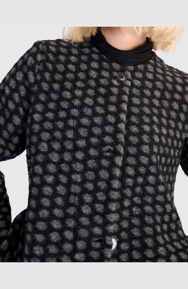 Alembika Myre Cozy Flounce Jacket, Alternate, color, Net