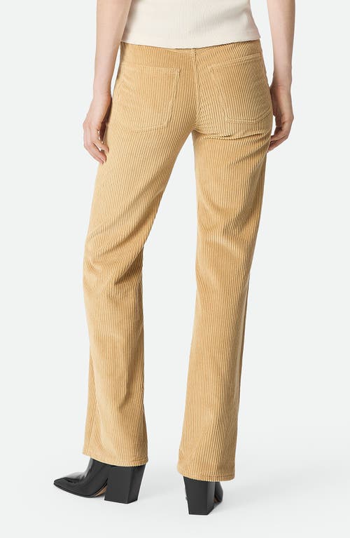Bottega Veneta Leather Patch Corduroy Pants In Neutral