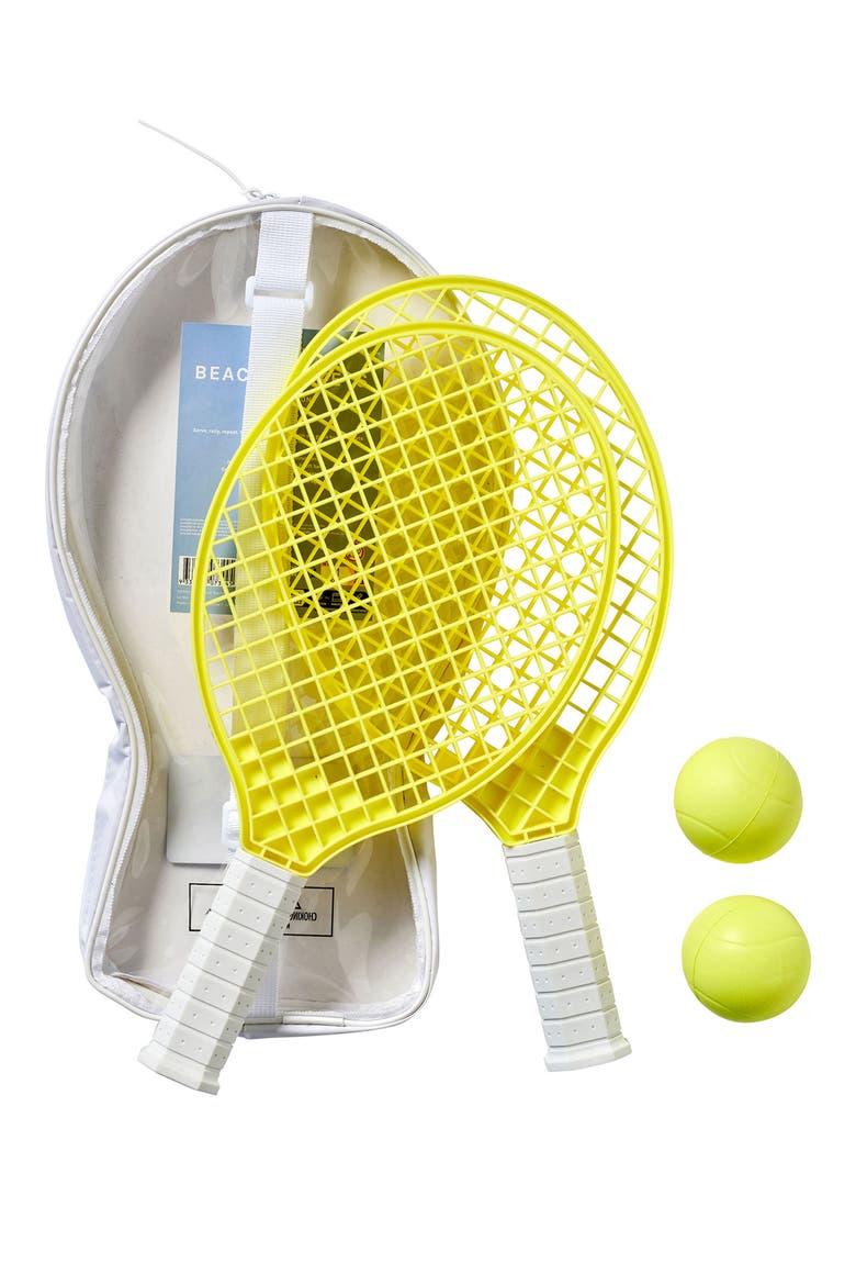 Beach Rackets Set, Alternate, color, YELLOW