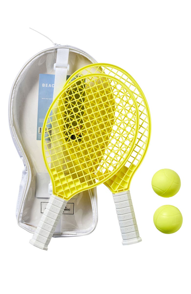Sunnylife Beach Rackets Set, Alternate, color, Yellow