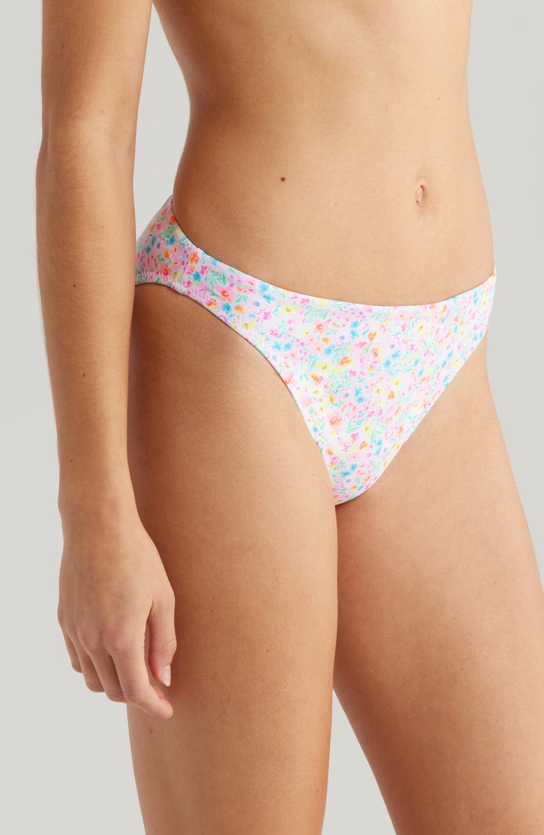 Kulani Kinis High Cut Bikini Bottoms, Alternate, color,