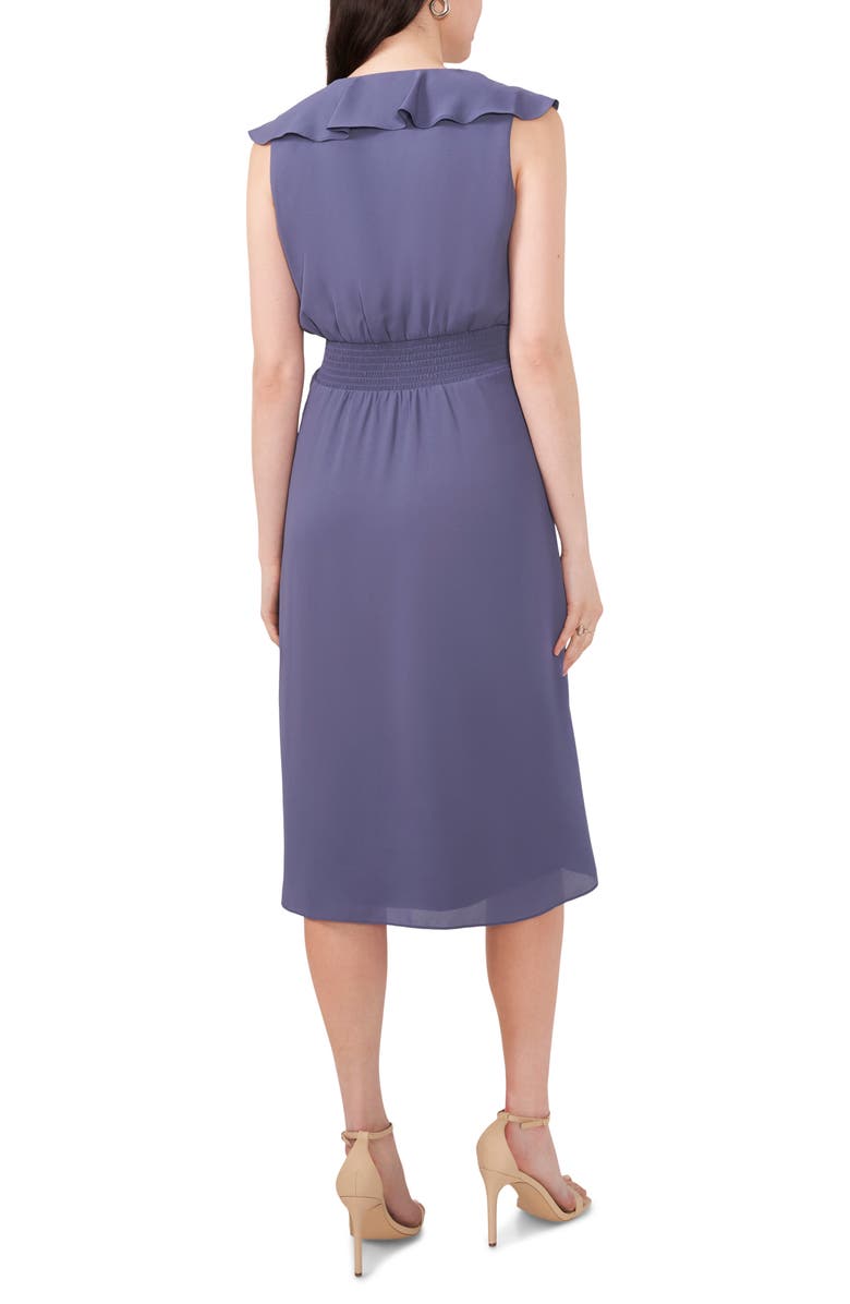 Halogen<sup>®</sup> Ruffle Smocked Waist Midi Dress, Alternate, color,