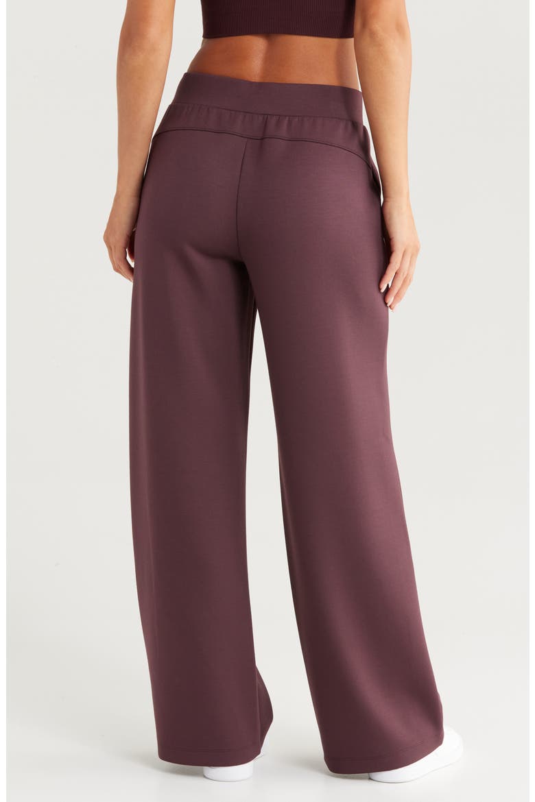 Luxe Wide Leg Pants, Alternate, color, BURGUNDY FUDGE