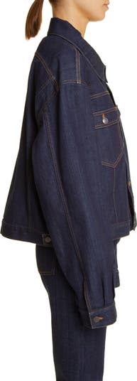 The Row Ness Denim Trucker Jacket | Nordstrom