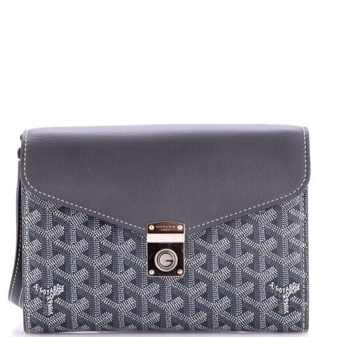 Chypre Wallet on Strap Coated Canvas with Leather