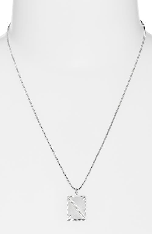Child Of Wild Luca Pendant Necklace In Silver
