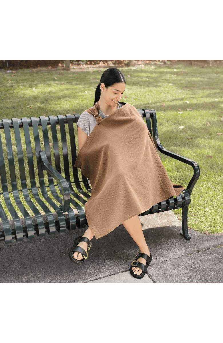 Comfy Cubs Muslin Nursing Cover, Alternate, color, Cedar