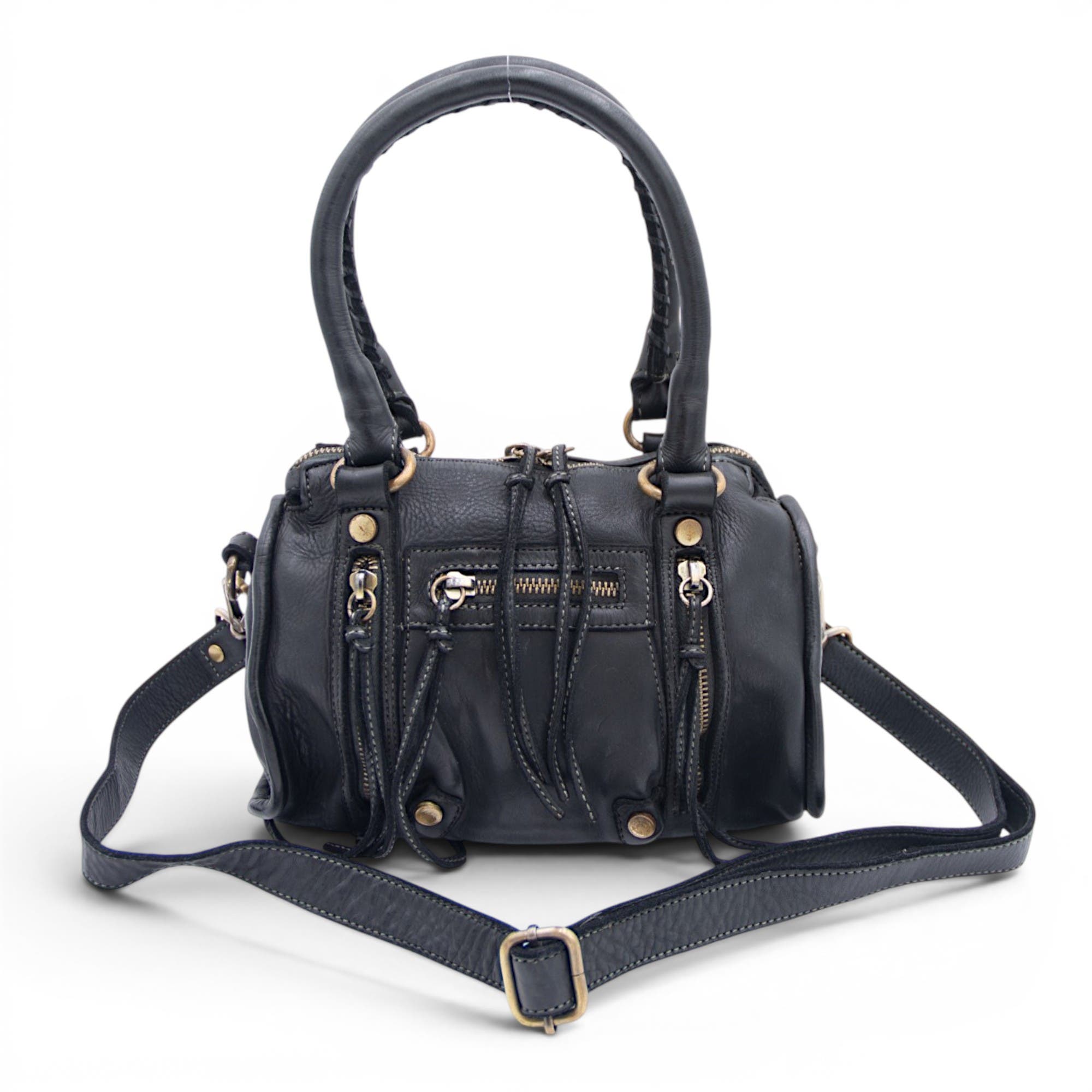 Bolsa Nova Handbags Small Pocket Satchel, Main, color, Black