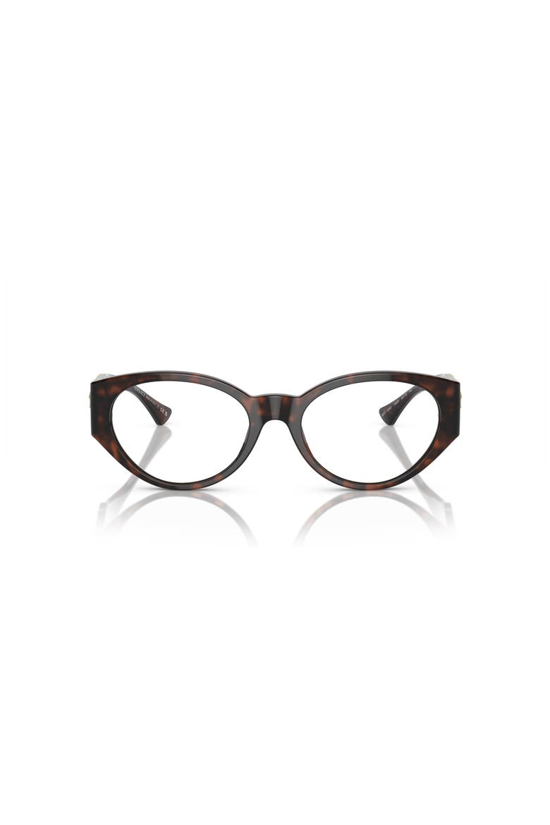 54mm Oval optical glasses, Alternate, color, Tortoise