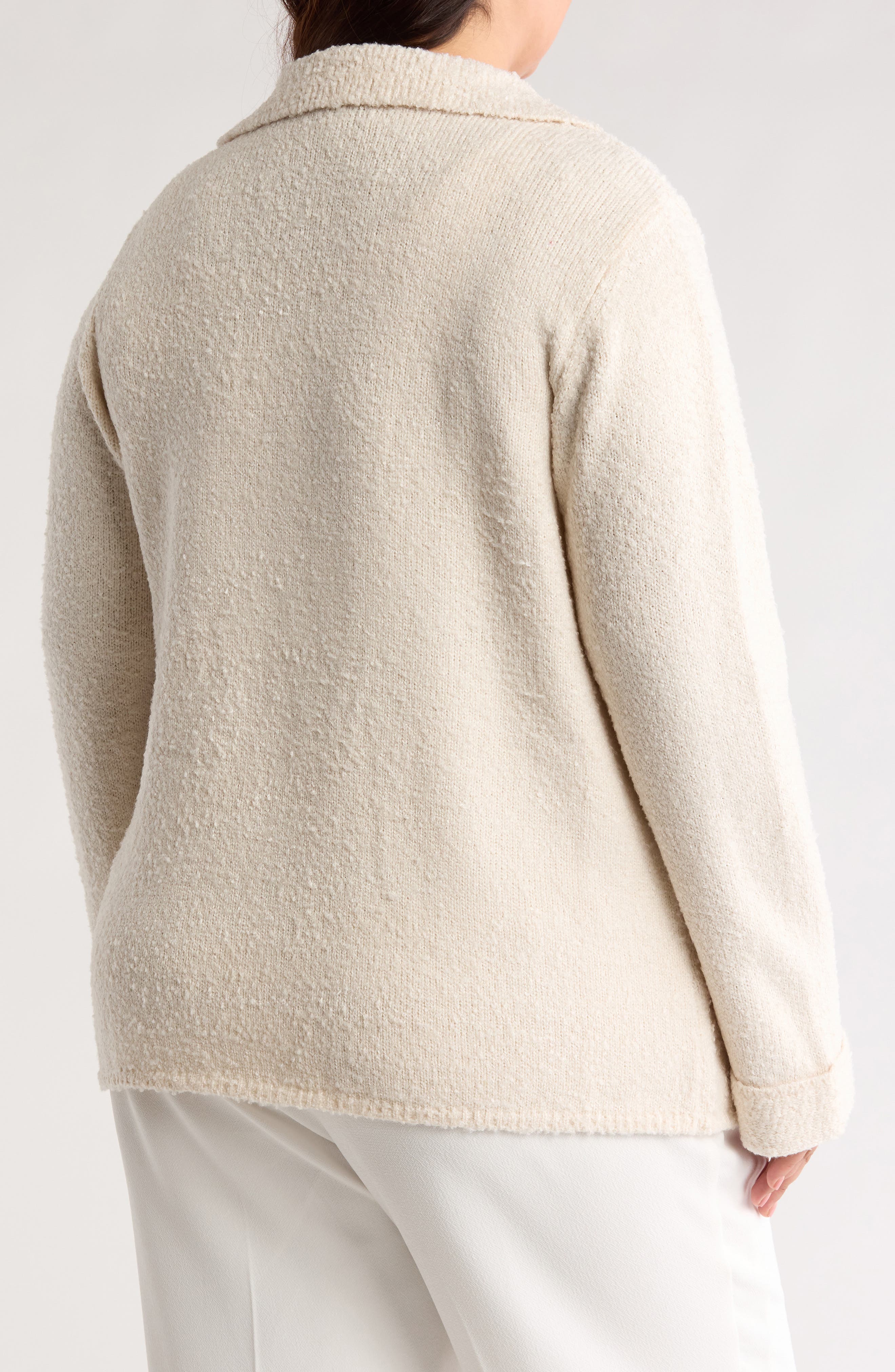 River Boucle Knit Cardigan - image 2