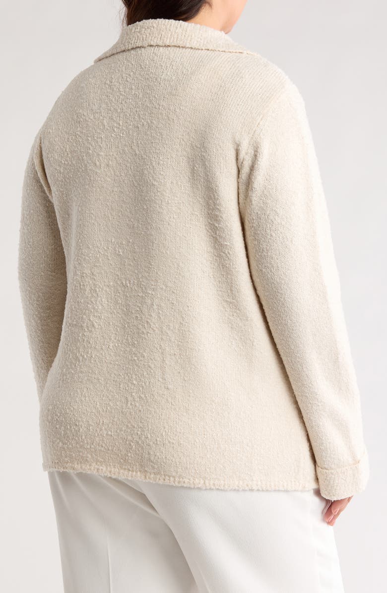 BY DESIGN River Bouclé Knit Cardigan, Alternate, color, Gardenia