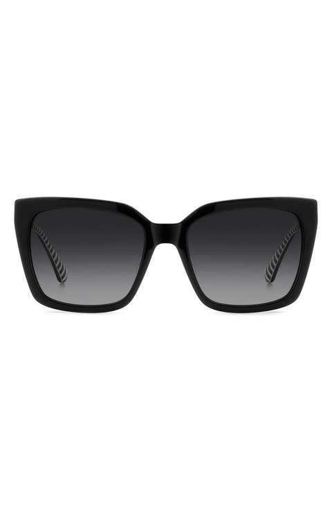 lilah 55mm gradient square sunglasses