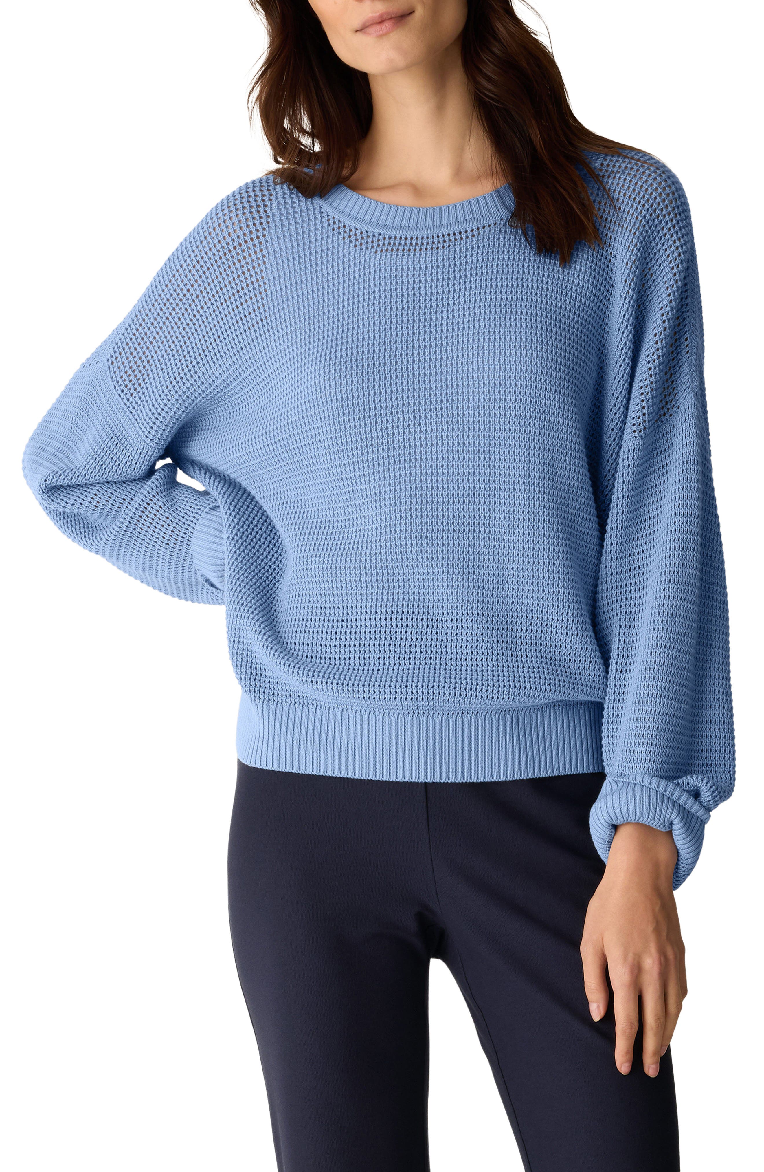 Organic Cotton & Tencel™ Lyocell Crewneck Sweater