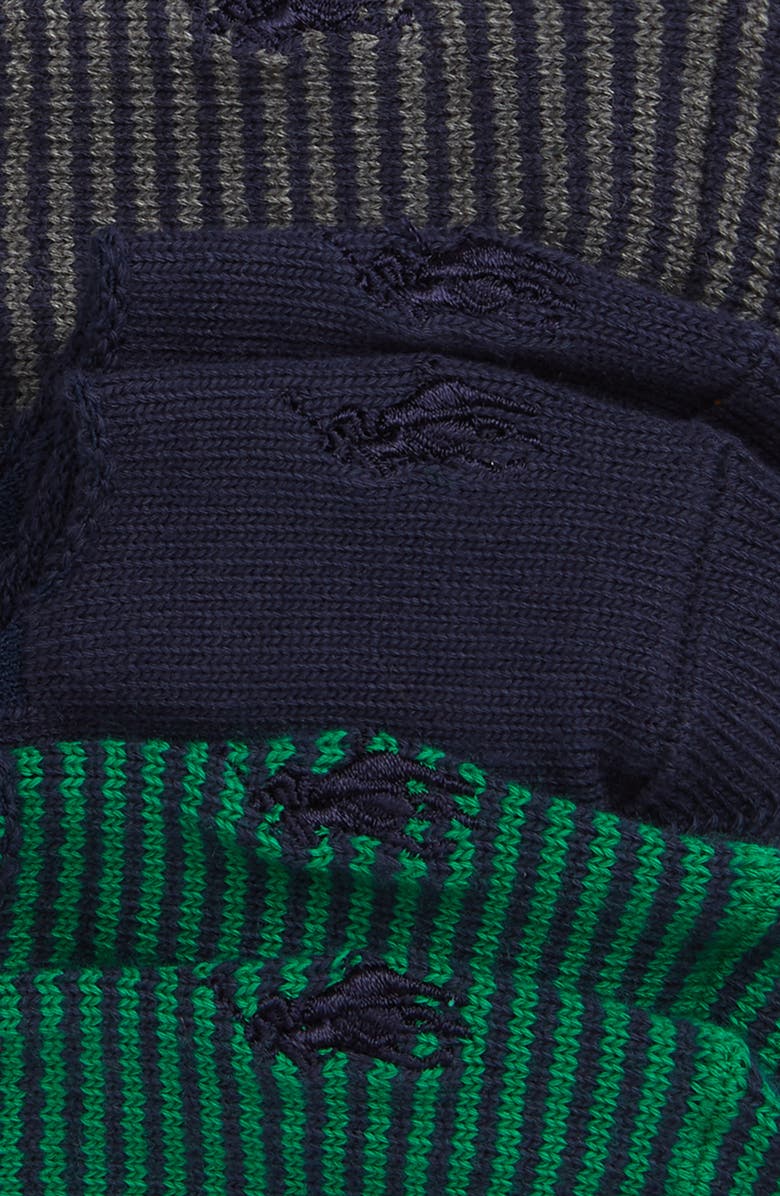 Polo Ralph Lauren High Gauge 3-Pack Liner Socks, Alternate, color, 