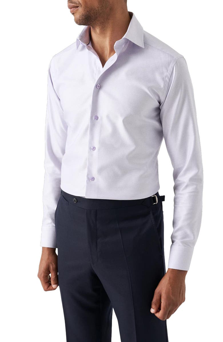 Eton Slim Fit King Twill Shirt, Main, color,