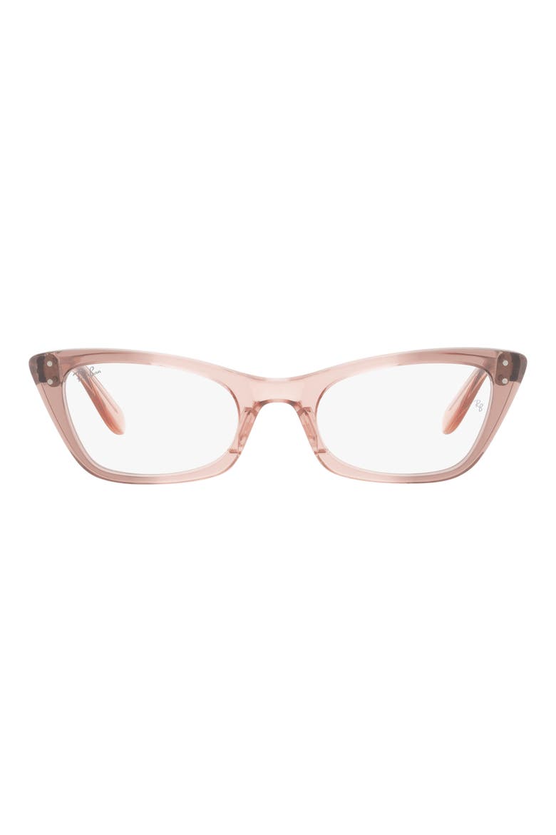 RX5499 47mm Cat Eye Optical Glasses, Main, color, TRANSPARENT PINK