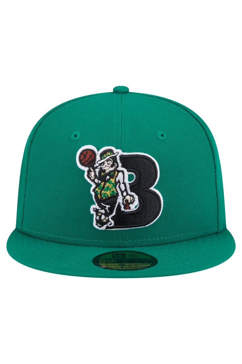 Men's New Era  Kelly Green Boston Celtics Deceptor 59FIFTY Fitted Hat, Alternate, color, Kelly Green