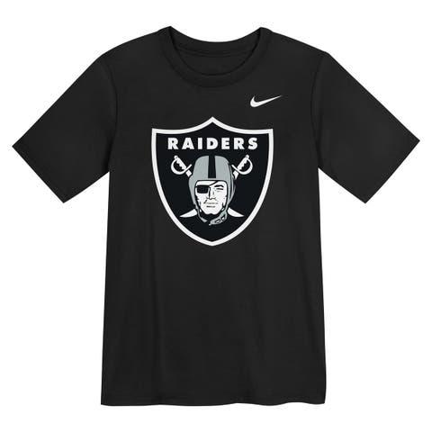Preschool Nike Black Las Vegas Raiders Logo T-Shirt