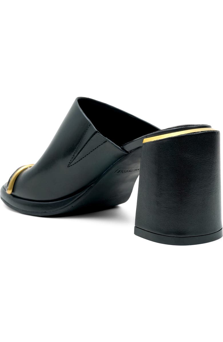 Kenneth Cole Syndika Platform Slide Sandal, Alternate, color, Black Leather