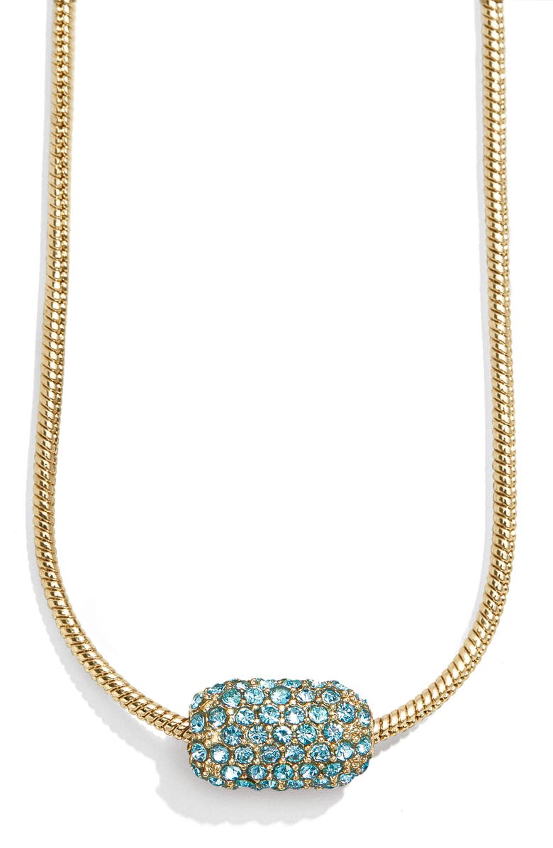 BaubleBar Crystal Pendant Necklace, Main, color, 