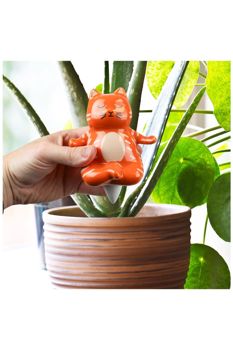 Yoga Cat Self Watering Dispenser, Alternate, color, ORANGE