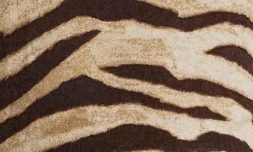Ralph Lauren Lauren  Zebra Stripe Short Sleeve Linen & Cotton Sweater
