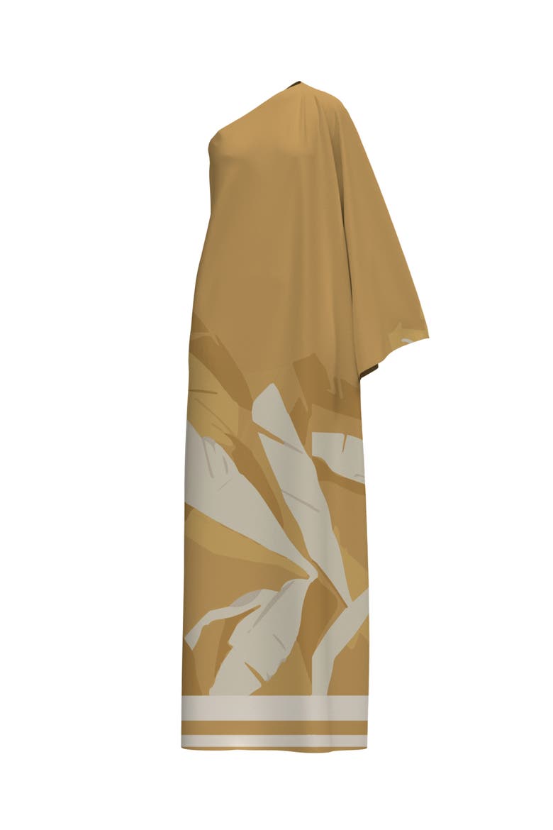 One-Shoulder Satu Dress Rocio, Alternate, color, Rocio Yellow
