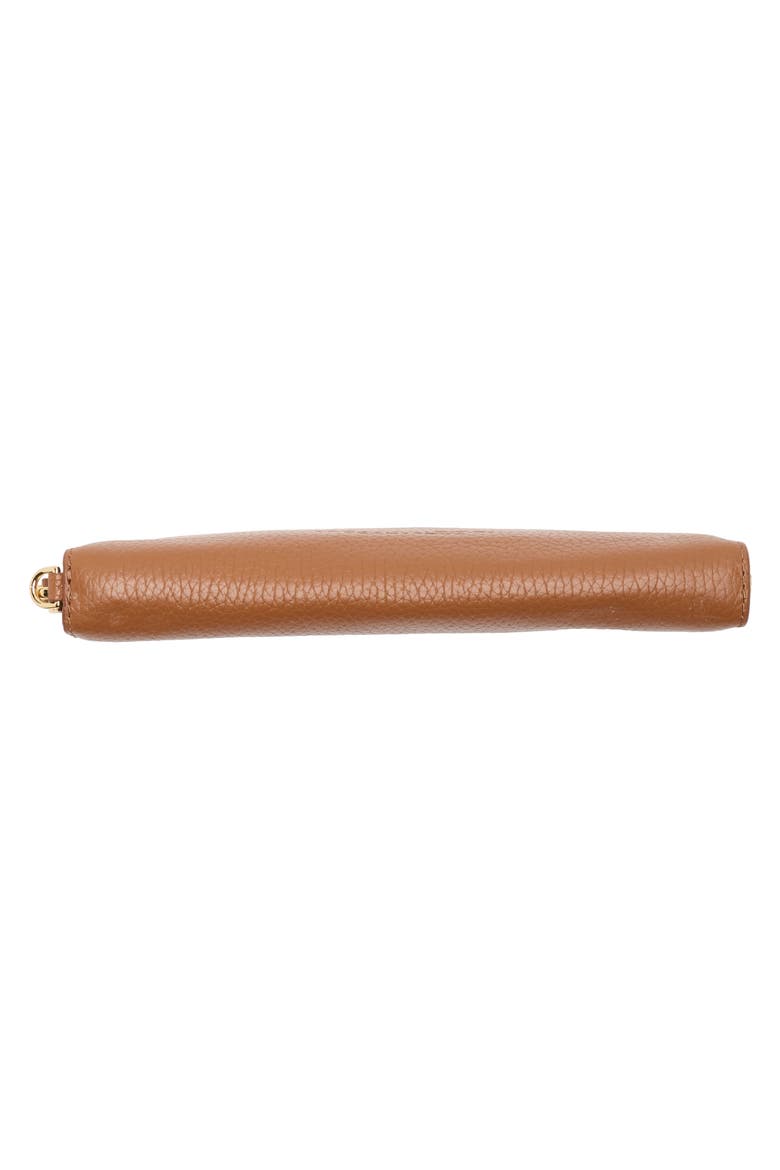 The Continental Leather Wristlet, Alternate, color, ARGAN OIL