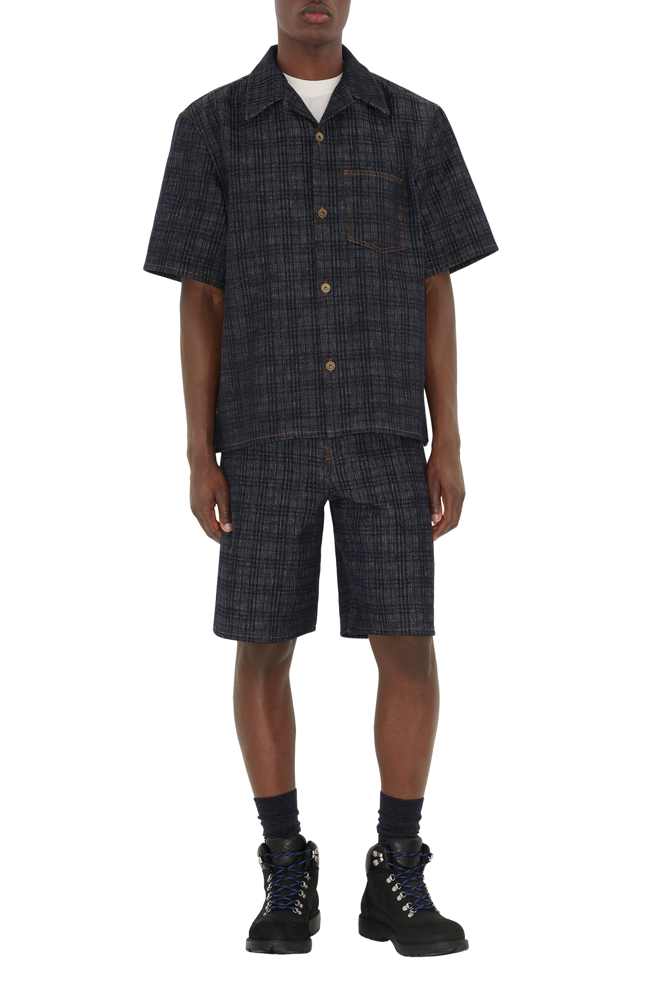 Burberry Suede Moor Hiking Boot, Alternate, color, Black