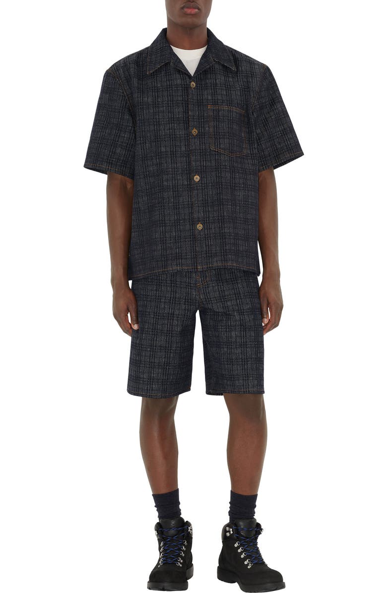 Burberry Suede Moor Hiking Boot, Alternate, color, Black