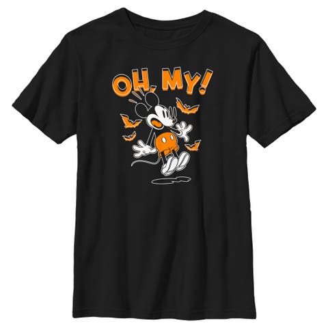 Boy's Mickey & Friends Mickey Halloween Oh My  Graphic T-Shirt