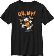 Mickey & Friends Boy's Mickey & Friends Mickey Halloween Oh My  Graphic T-Shirt