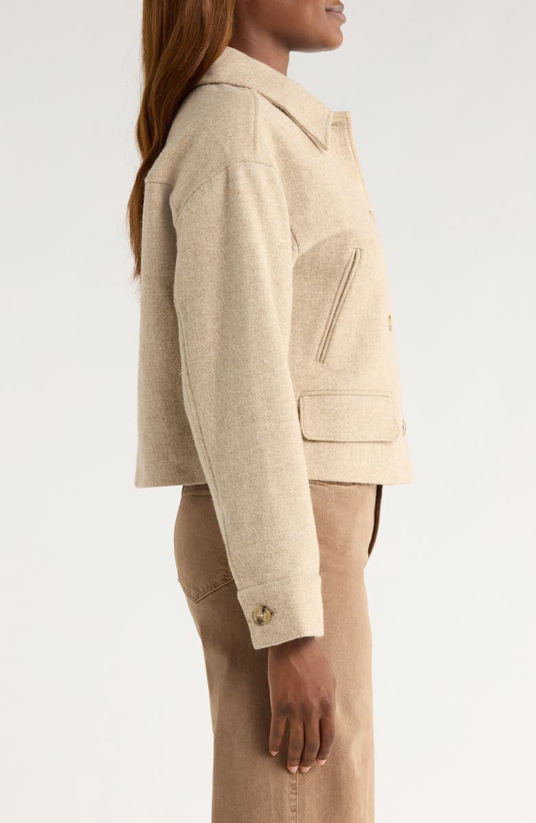 PAIGE Alfie Wool Jacket, Alternate, color, Taupe Multi