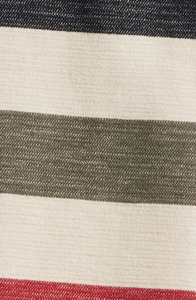 Pendleton Driftwood Stripe Chamois Button-Up Shirt, Alternate, color, Glacier Stripe