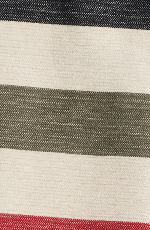 Pendleton Driftwood Stripe Chamois Button-up Shirt In Multi