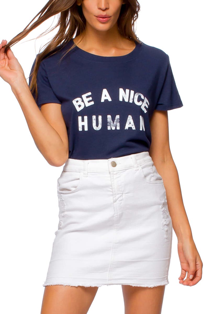 Sub_Urban Riot Be a Nice Human Graphic Tee, Main, color,