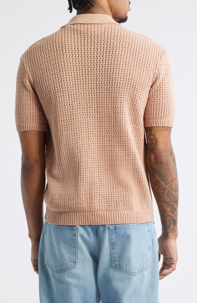 Native Youth Blakely Knitted Button-Up Shirt, Alternate, color, Pink